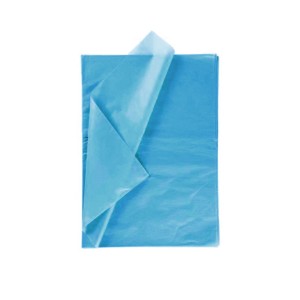 MIL28 PAPEL DE SEDA CELESTE x 5hj